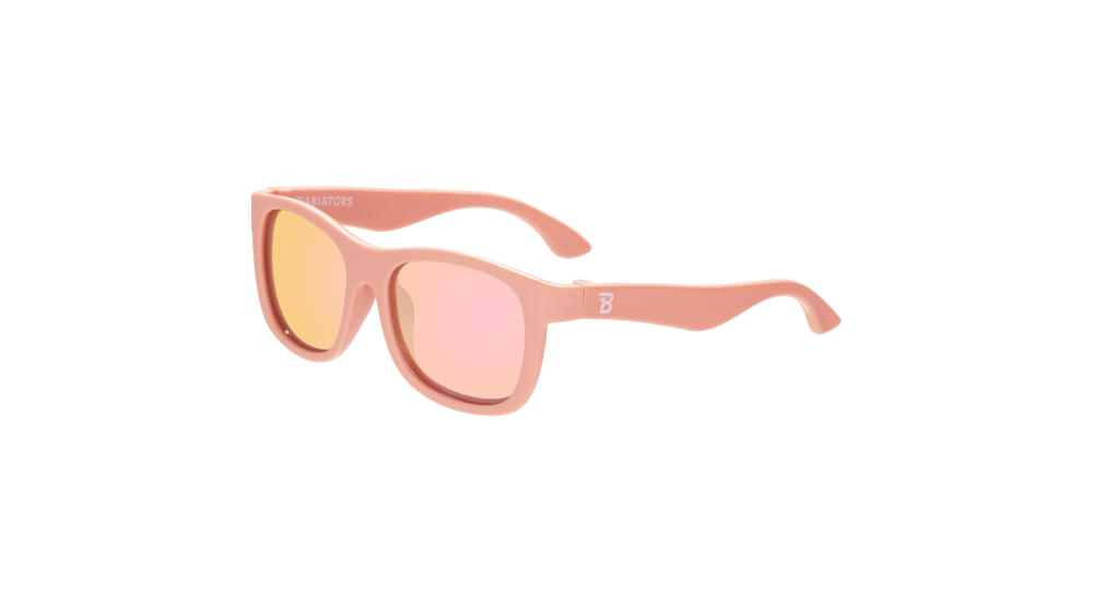 Okulary dla dzieci (Polaryzacja) "Navigator Perfectly Papaya" | Peach Mirrored Lenses  Polarized (2023)